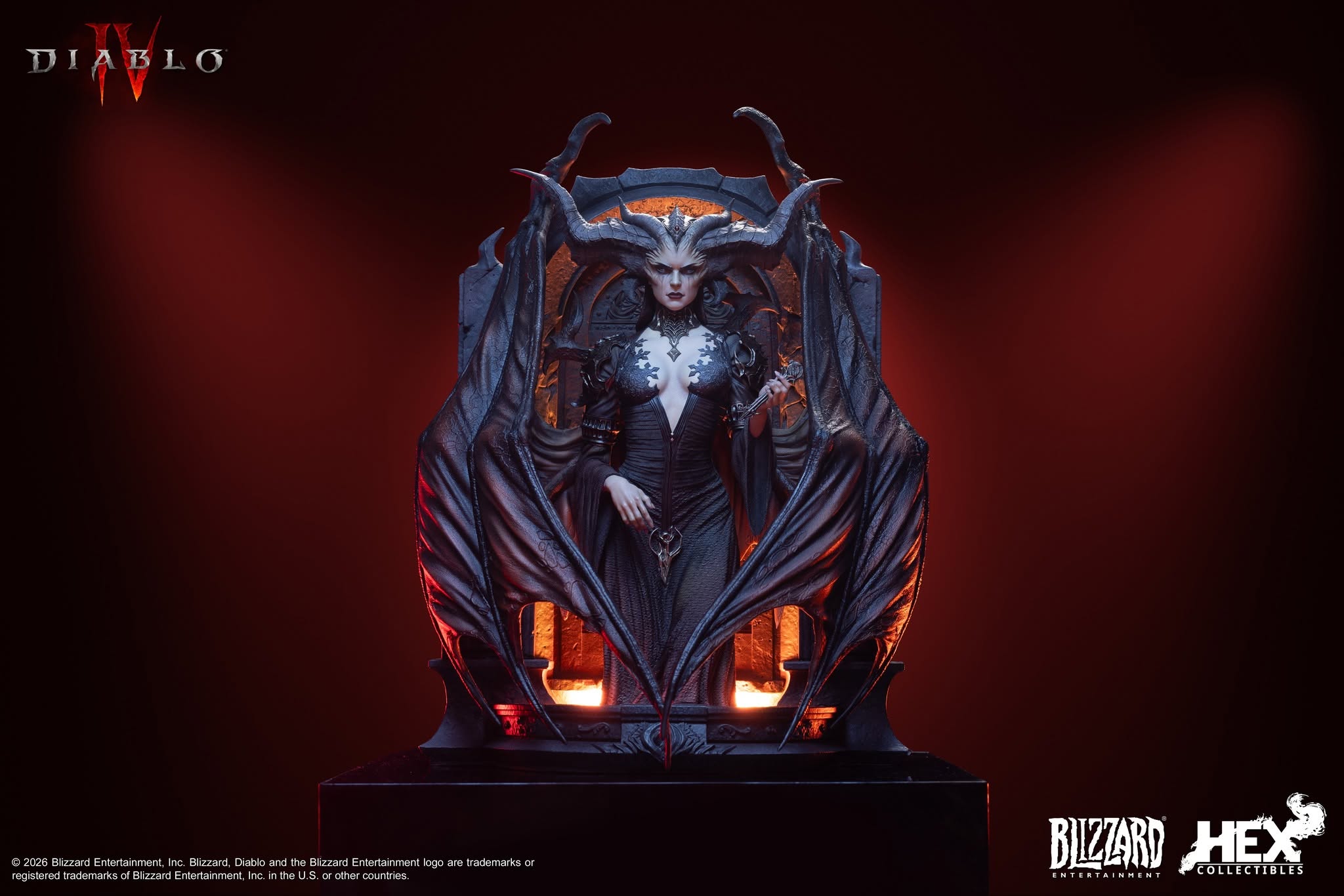 HEX Collectibles Blizzard Diablo 4 - Lilith Art Statue