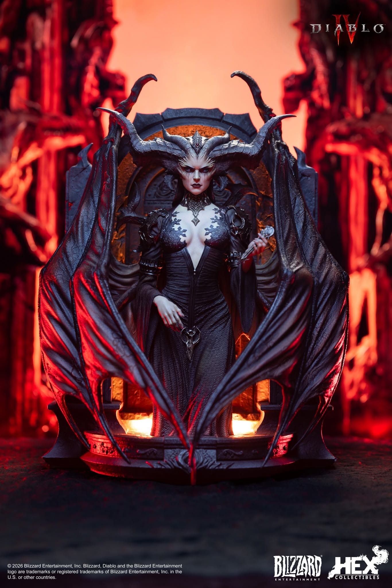 HEX Collectibles Blizzard Diablo 4 - Lilith Art Statue
