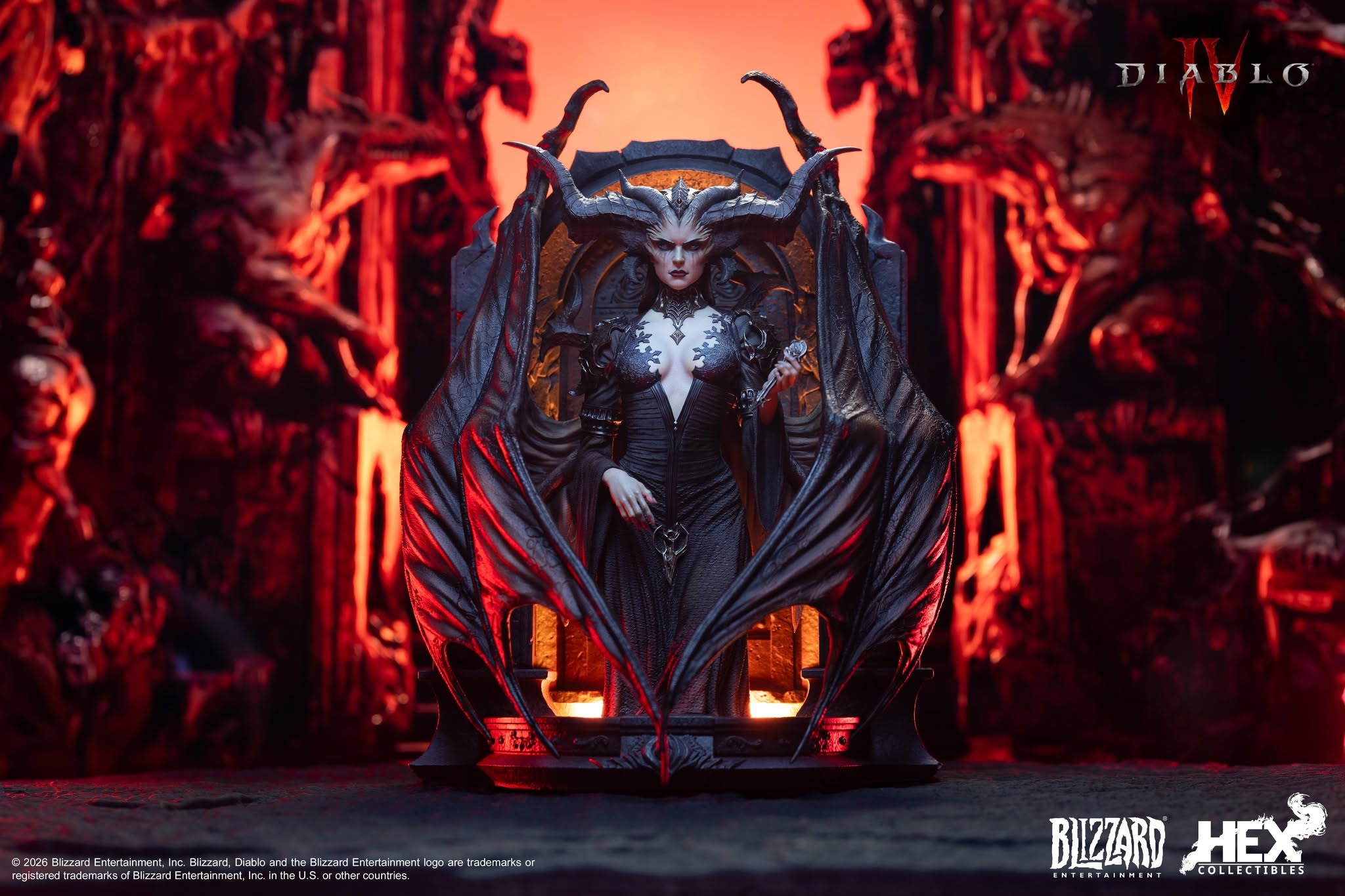 HEX Collectibles Blizzard Diablo 4 - Lilith Art Statue