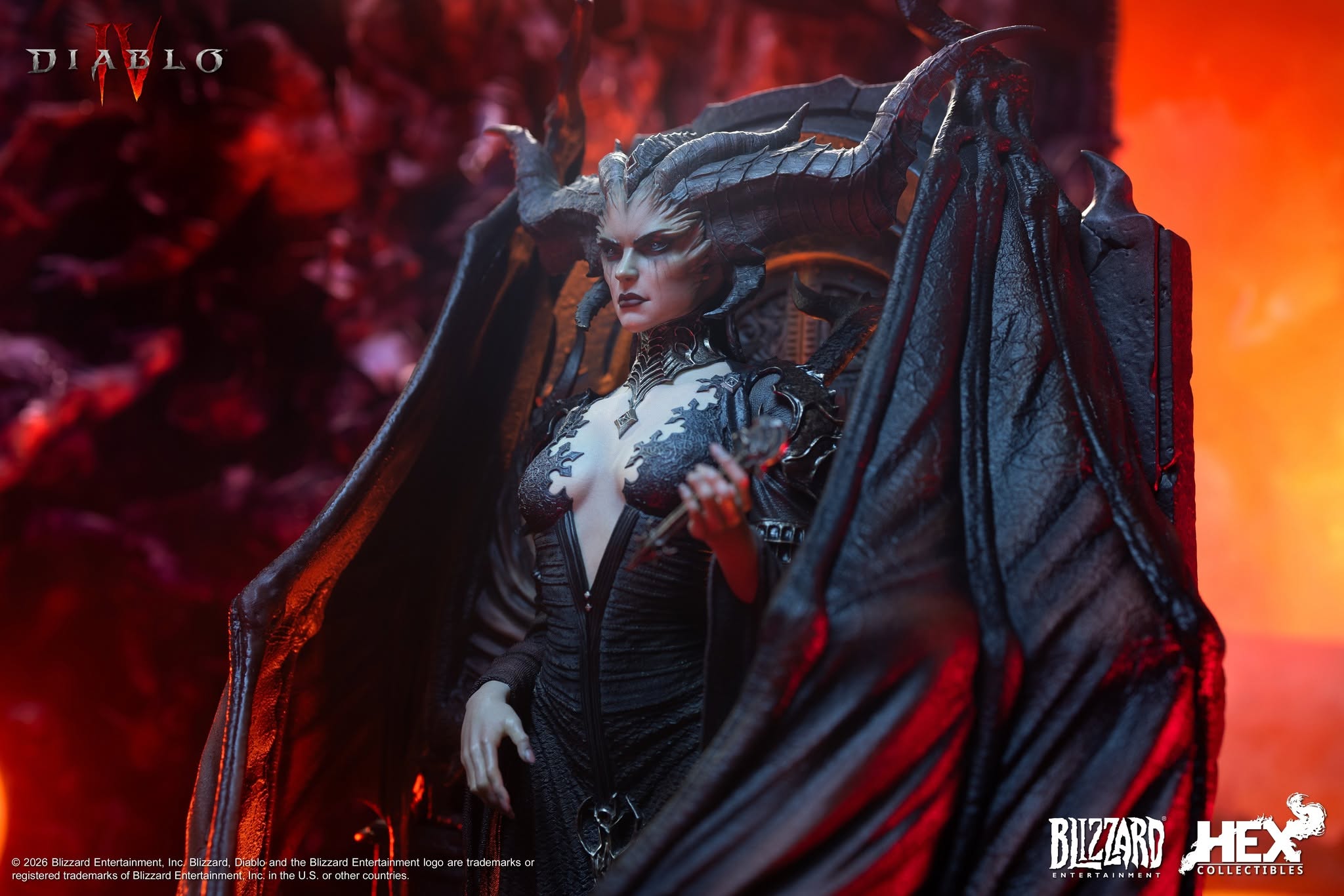 HEX Collectibles Blizzard Diablo 4 - Lilith Art Statue