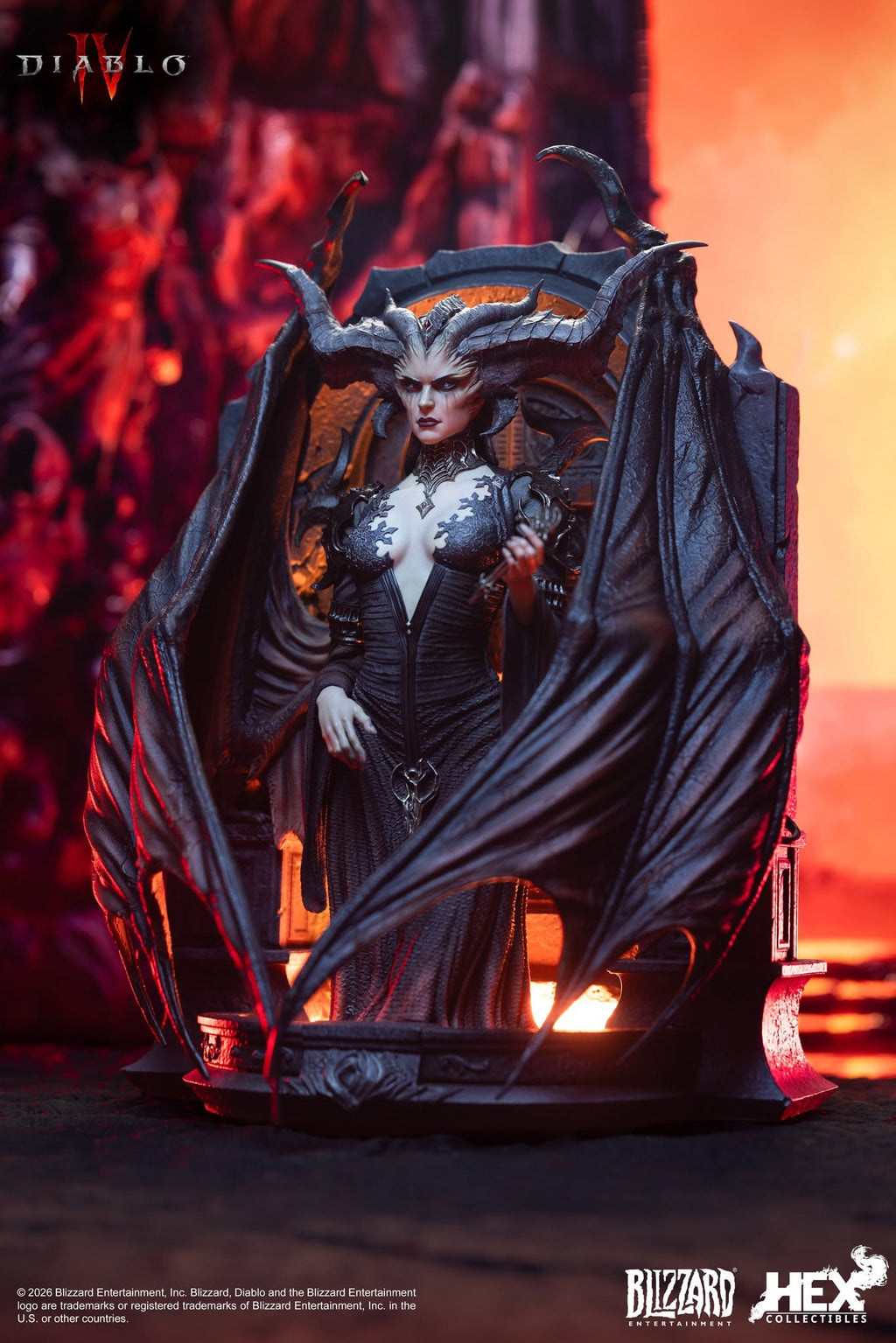 HEX Collectibles Blizzard Diablo 4 - Lilith Art Statue