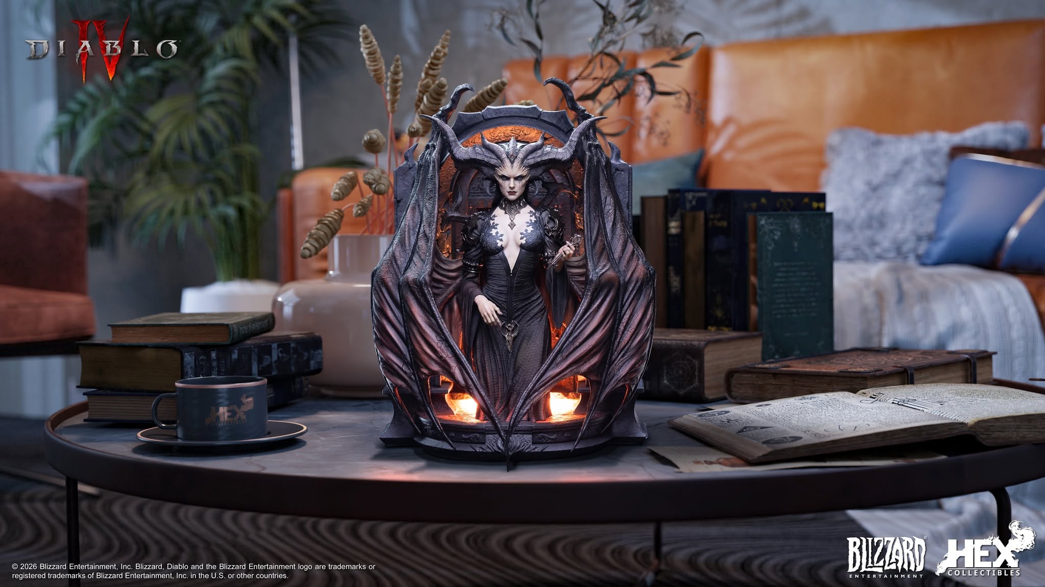 HEX Collectibles Blizzard Diablo 4 - Lilith Art Statue