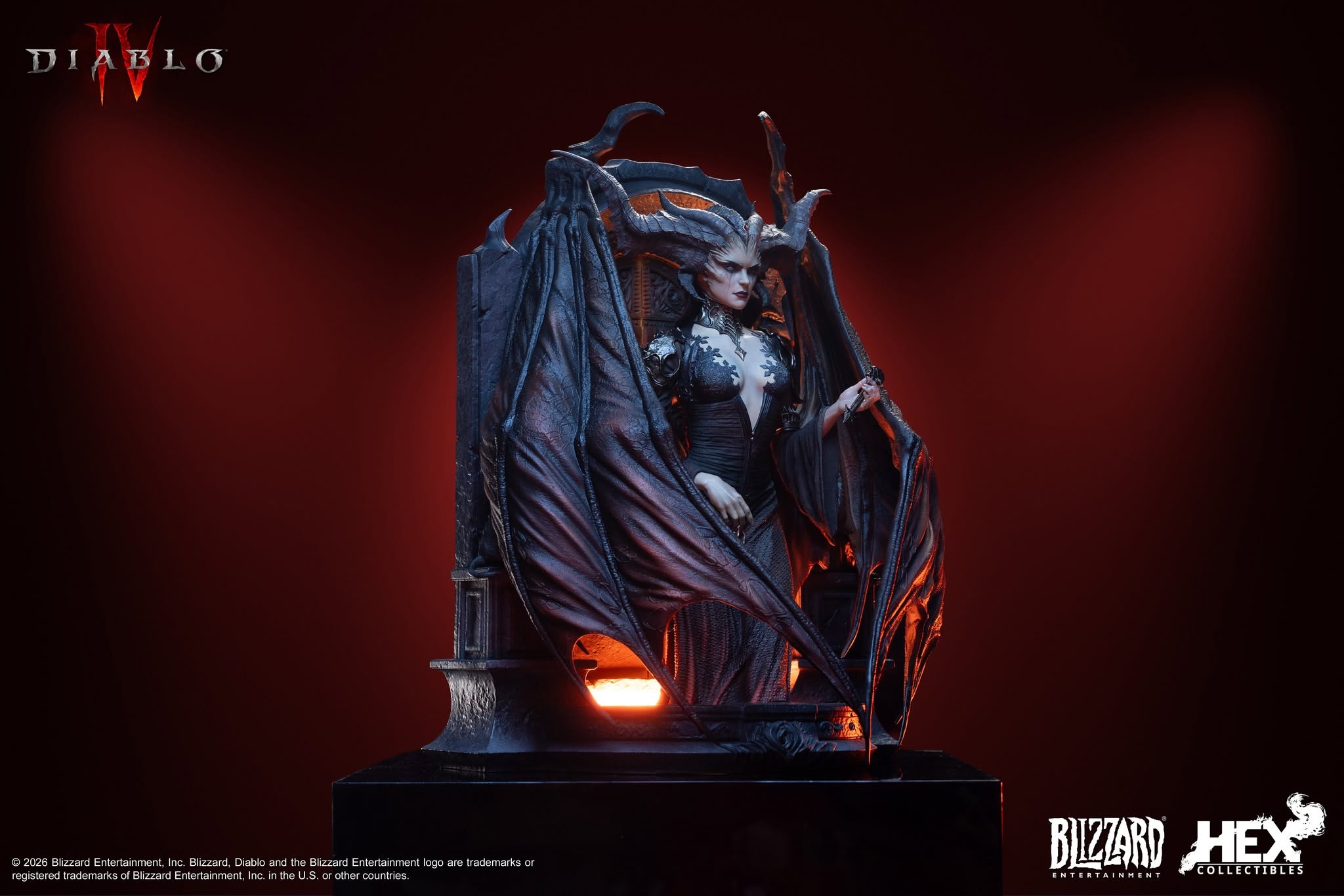 HEX Collectibles Blizzard Diablo 4 - Lilith Art Statue