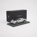 Pagani Huayra Codalunga – Grigio Montecarlo Semi Mate Edición Limitada (100 pzas) con Vitrina Escala 1:18 de BBR Models