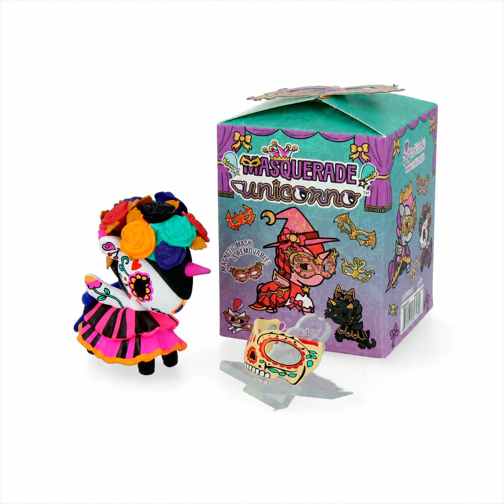 Figuras de caja sorpresa Unicorno Masquerade de TokiDoki