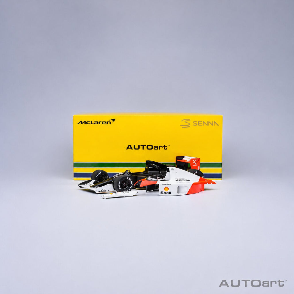McLaren Honda MP4/6 #1 1991 – Ayrton Senna World Champion (Includes Marlboro Decals) 1:18 Scale – AUTOart – view 10