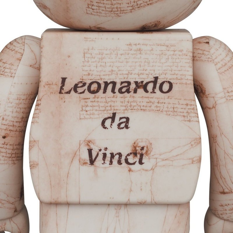 BE@RBRICK Leonardo da Vinci – Vitruviánus ember 100% és 400%-os készlet, Medicom Toy