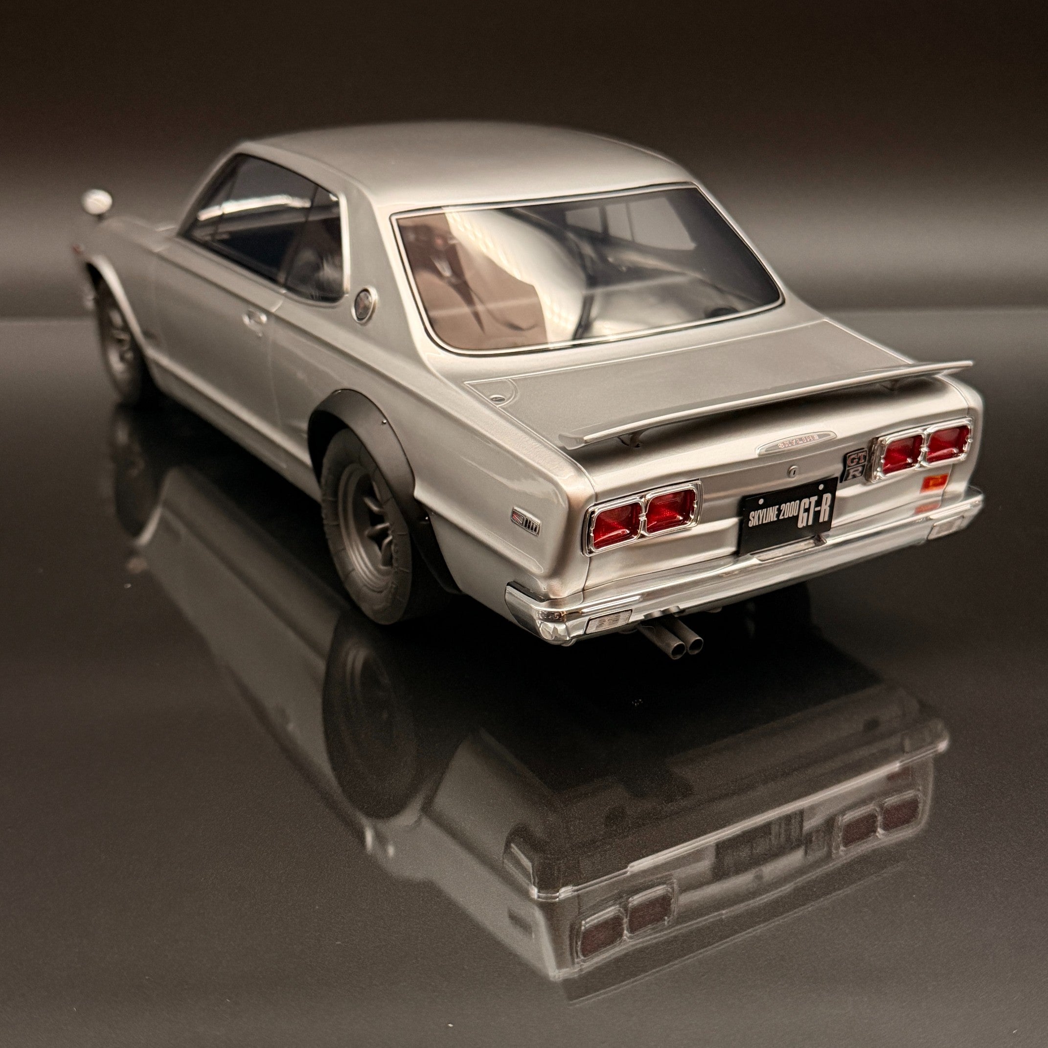 Nissan Skyline 2000 GT-R KPGC10 1971 Silver 1:12 OTTO G094 Classic Model
