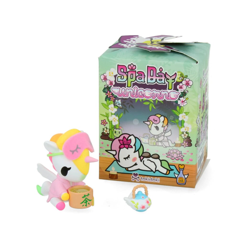 Figuras de caja sorpresa Unicorno Spa Day de TokiDoki
