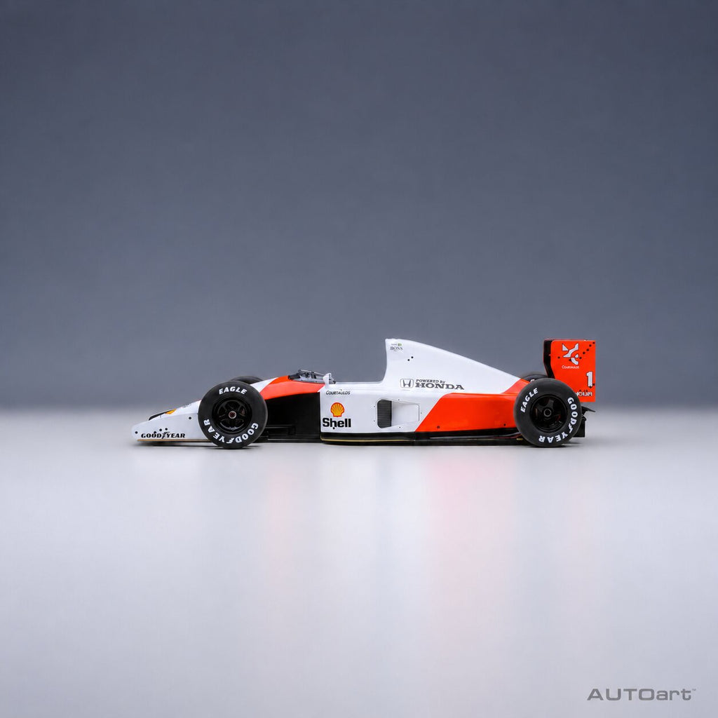 McLaren Honda MP4/6 #1 1991 – Ayrton Senna World Champion (Includes Marlboro Decals) 1:18 Scale – AUTOart – view 7