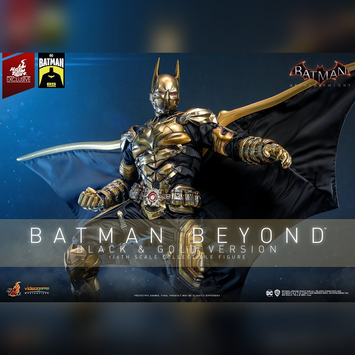 Hot Toys Arkham Knight Batman Beyond Black and Gold 1/6 figure – Hot Toys – view 8