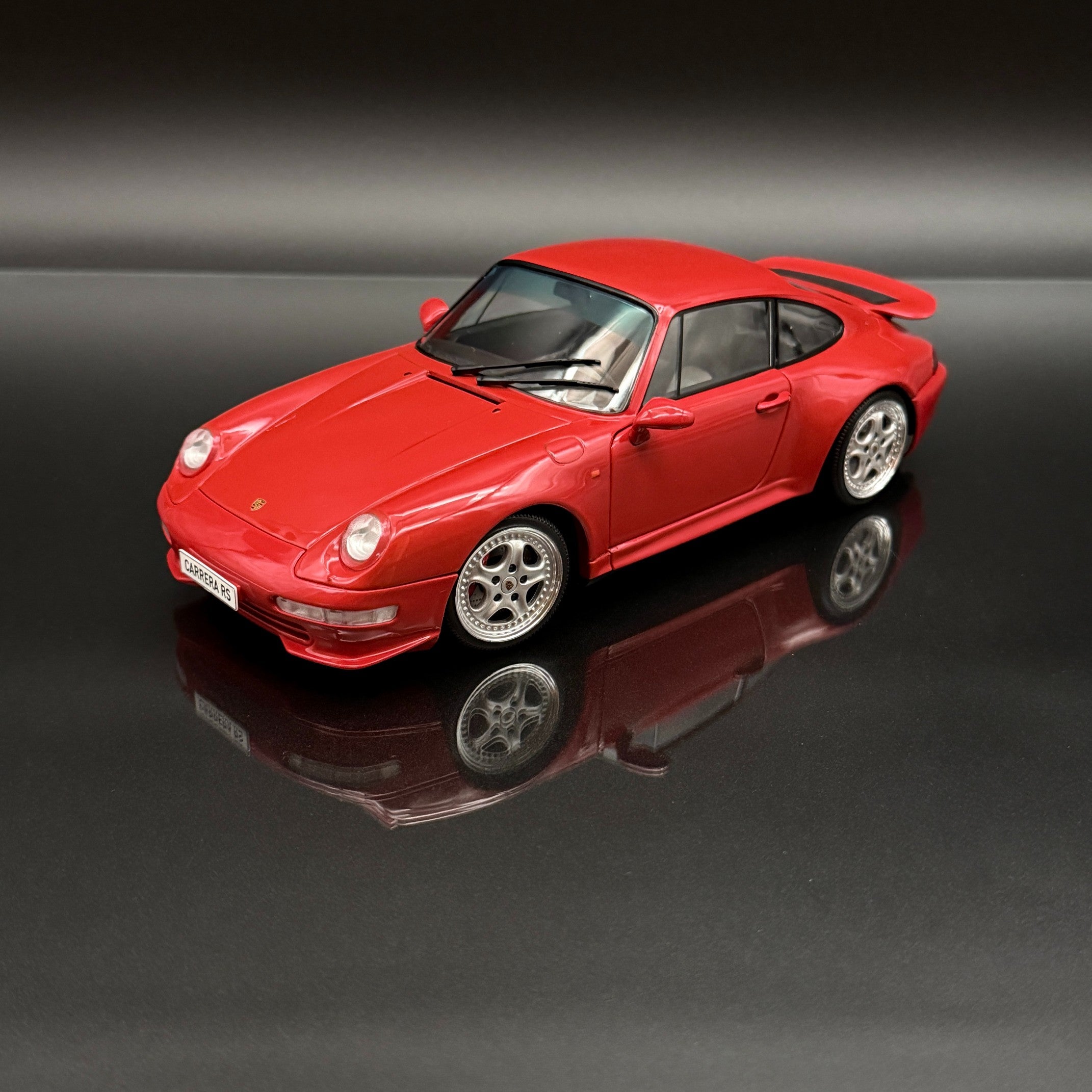 Porsche 911 993 Carrera RS 1997 Indischrot 1:18 Solido Classic Sports Car