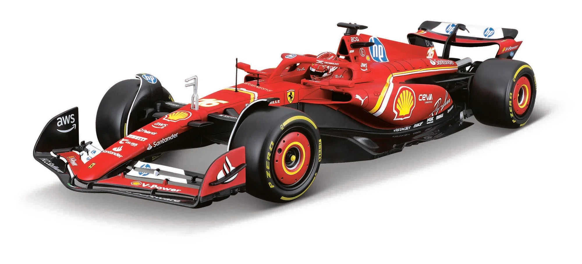 Ferrari SF-24 #16 Charles Leclerc Formel 1 2024 1:18 Modellauto