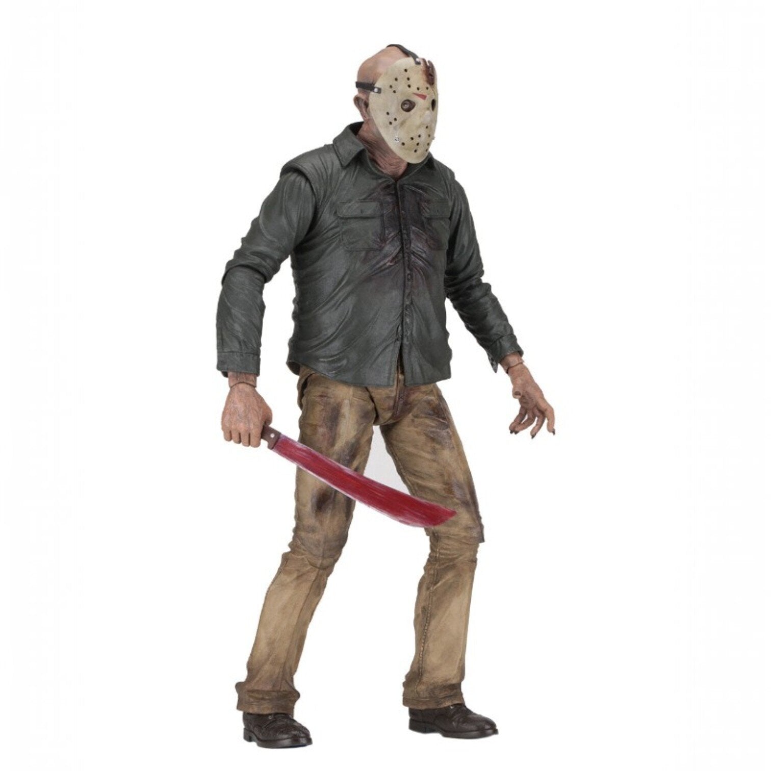 Viernes 13: El capítulo final Figura de acción 1/4 Jason de 46cm de NECA (Muestra de exhibición - Caja abierta)