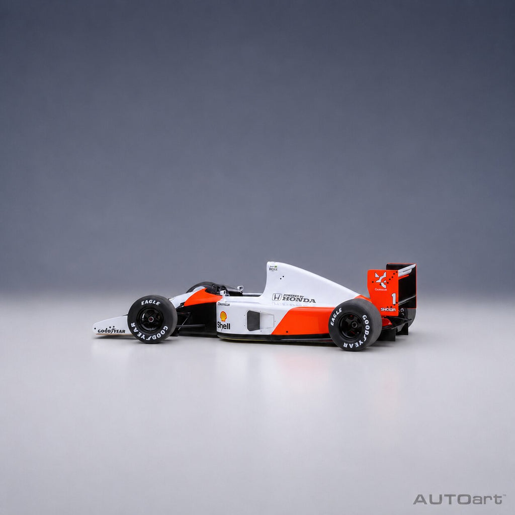 McLaren Honda MP4/6 #1 1991 – Ayrton Senna World Champion (Includes Marlboro Decals) 1:18 Scale – AUTOart – view 8