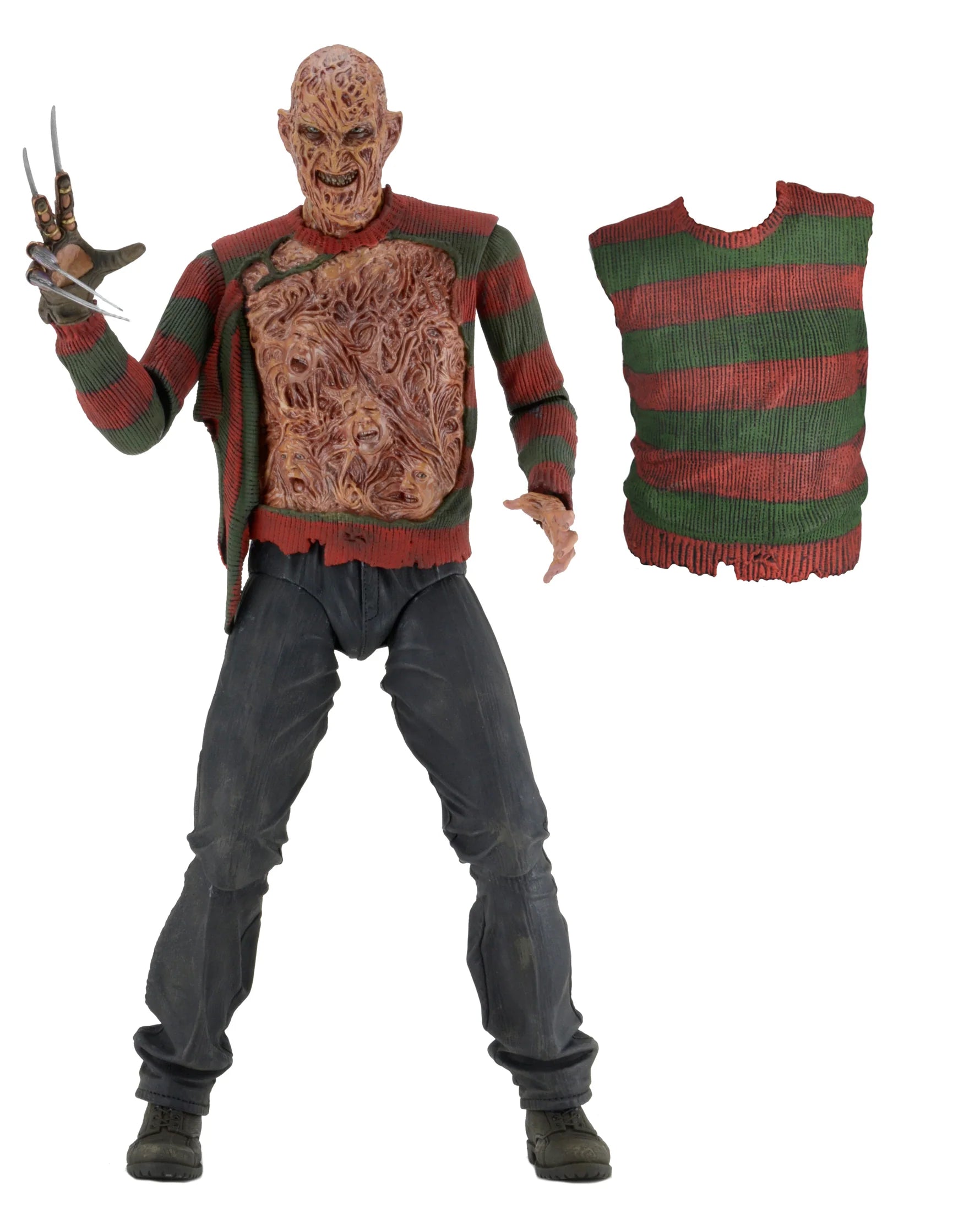 Nightmare on Elm Street Actionfigur 30. Jubiläum Ultimate Freddy Krueger 18 cm