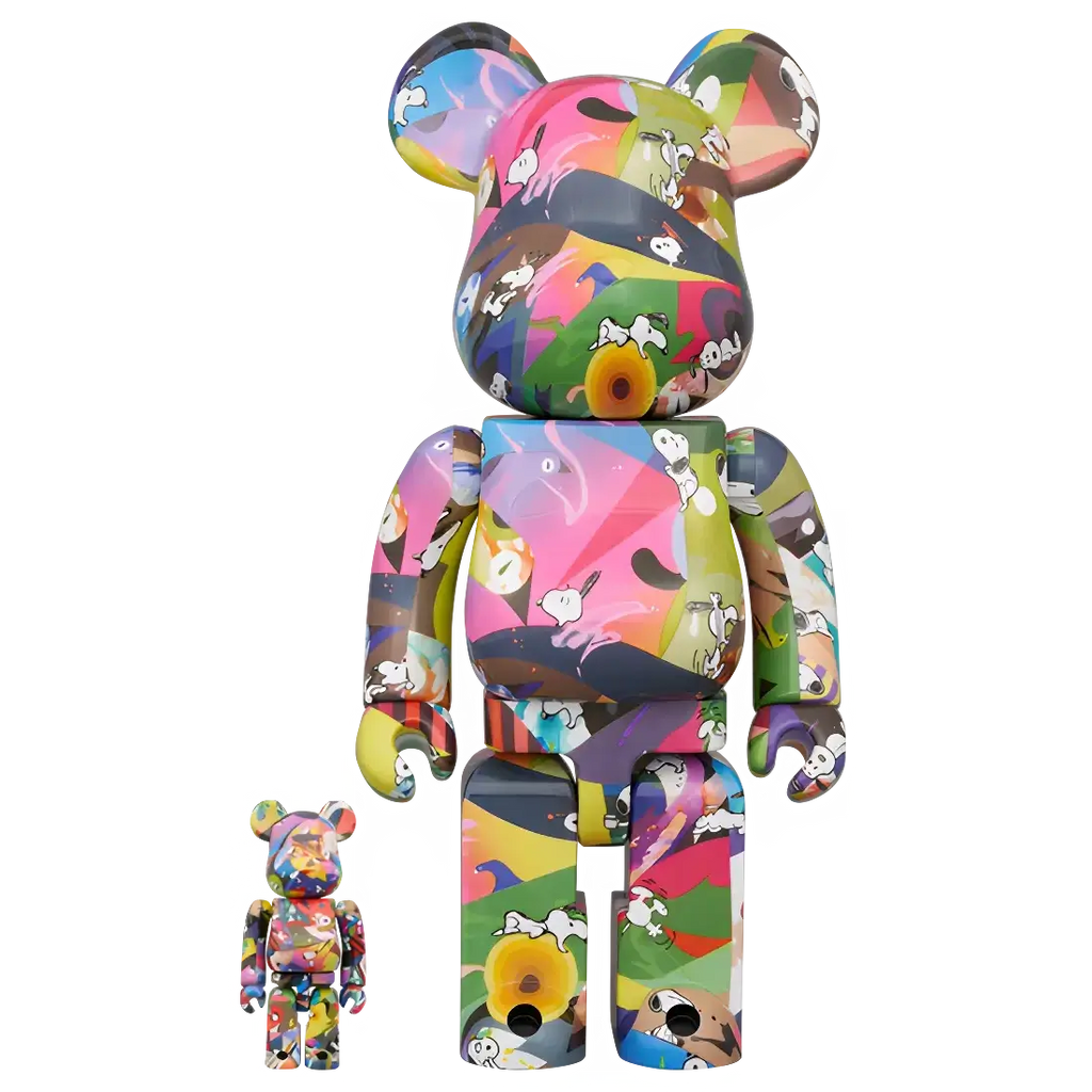 BE@RBRICK Tomokazu Matsuyama × Peanuts, set 100% i 400%, Medicom Toy