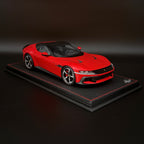 Ferrari 12Cilindri Rosso Corsa – Escala 1:18 con vitrina (Edición limitada 48 unidades) de BBR Models