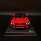 Ferrari 12Cilindri Rosso Corsa – Escala 1:18 con vitrina (Edición limitada 48 unidades) de BBR Models