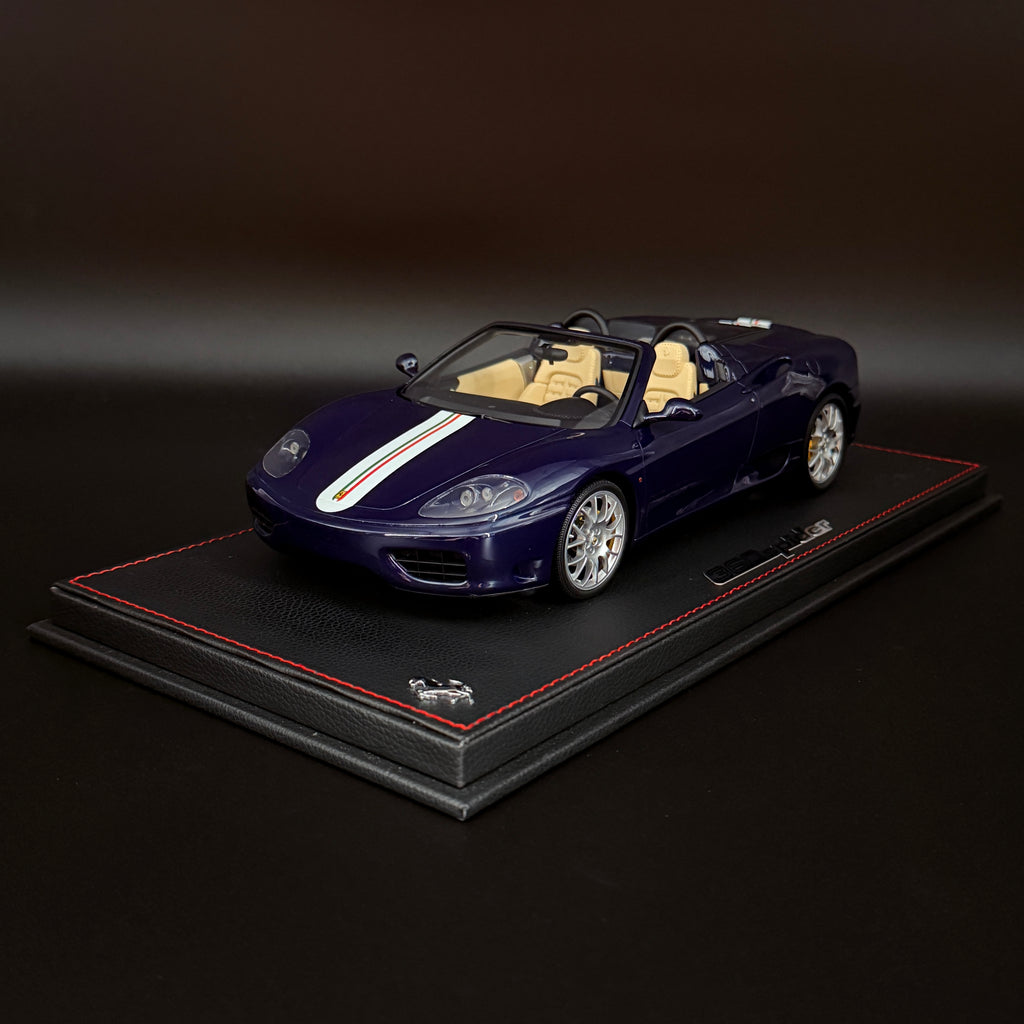 1/18 Ferrari 360 Modena Spider Blau Le Mans, F1-Schaltung.