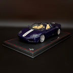 1/18 Ferrari 360 Modena Spider Blau Le Mans, F1-Schaltung.