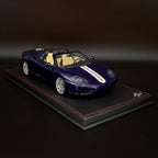 1/18 Ferrari 360 Modena Spider Blau Le Mans, F1-Schaltung.