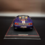1/18 Ferrari 360 Modena Spider Blau Le Mans, F1-Schaltung.