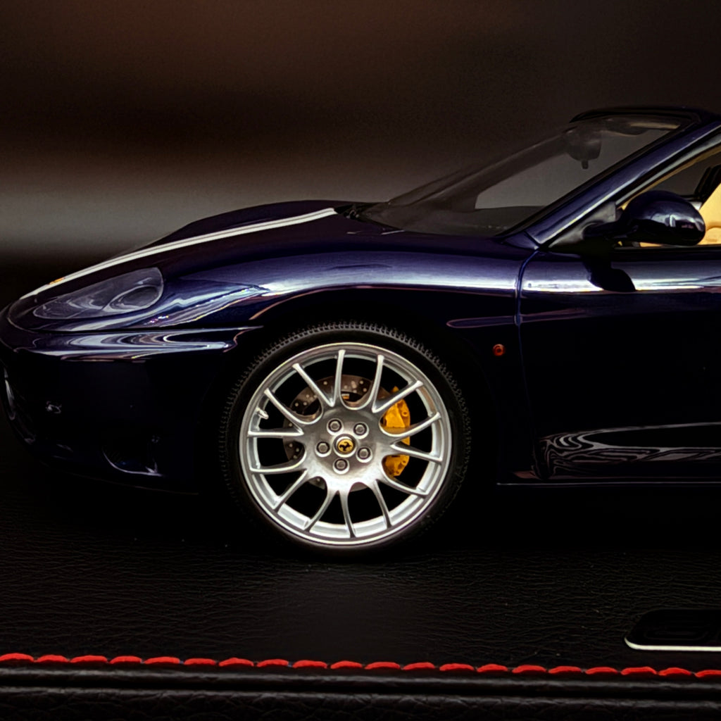 1/18 Ferrari 360 Modena Spider Blau Le Mans, F1-Schaltung.