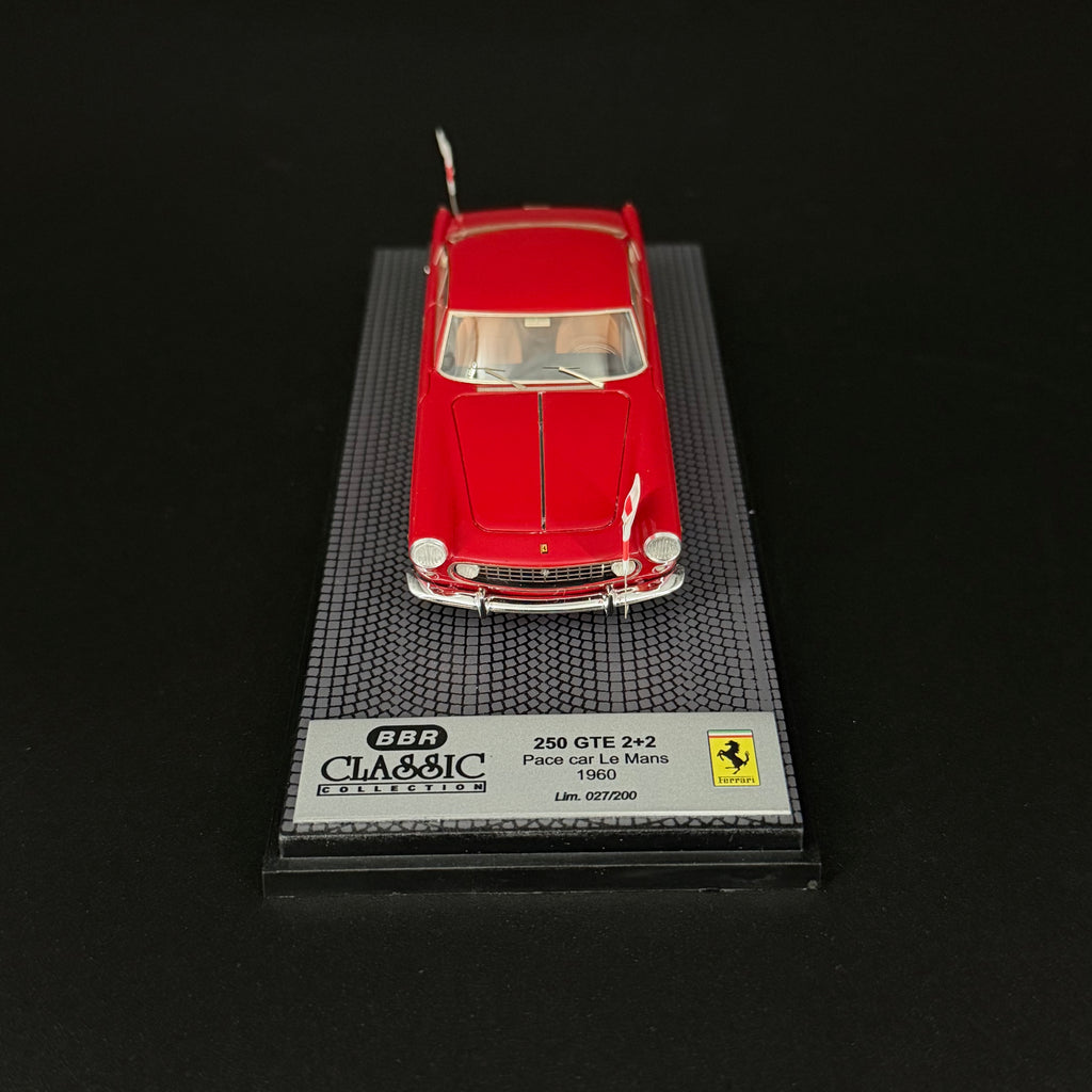 1:43 Ferrari 250 GTE 2+2 Pace Car – Le Mans 1960 – limitált kiadás, 200 db, BBR