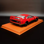 Bbr-models Ferrari F40 1987 - Mit Vitrine - Mit Showcase 1/18 Rot Schwarz Gold