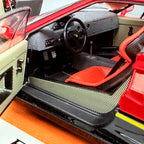 Bbr-models Ferrari F40 1987 - Mit Vitrine - Mit Showcase 1/18 Rot Schwarz Gold