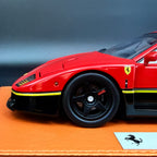 Bbr-models Ferrari F40 1987 - Mit Vitrine - Mit Showcase 1/18 Rot Schwarz Gold