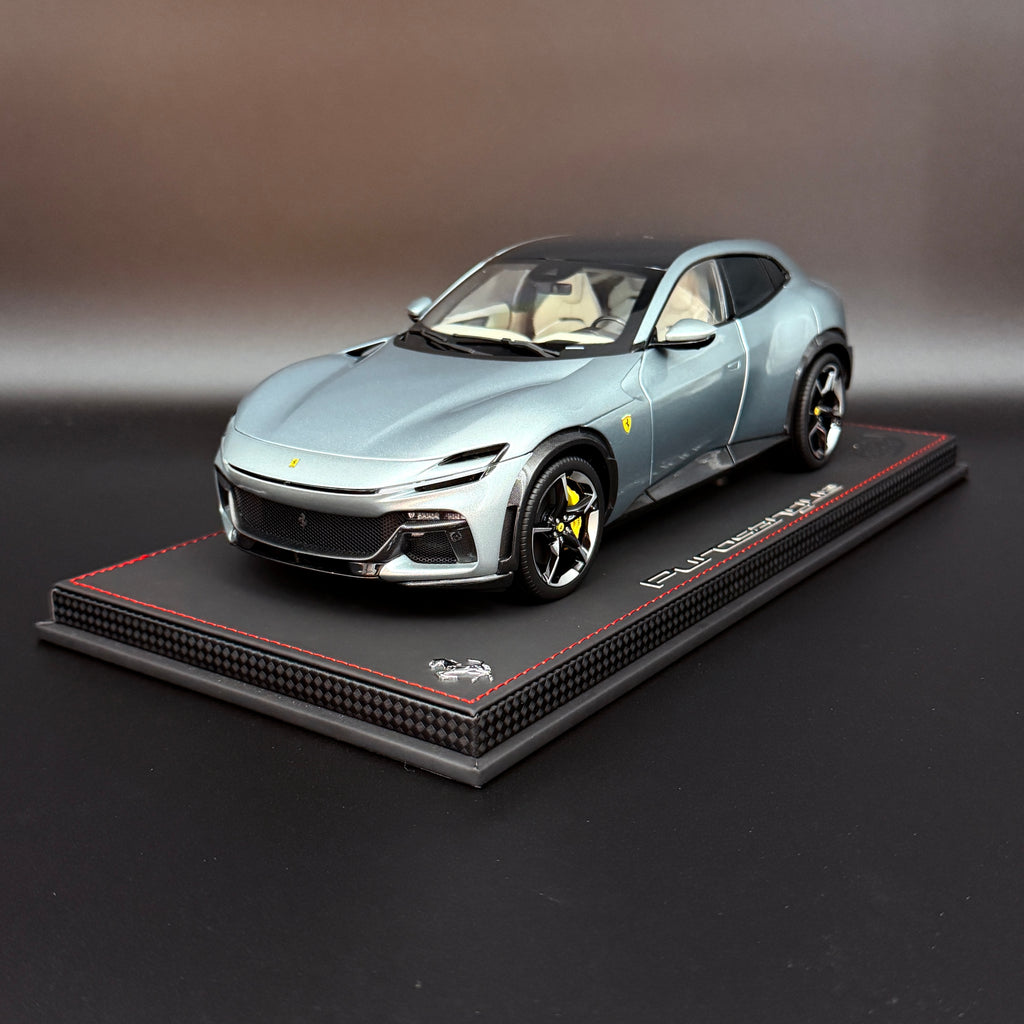 1/18 Ferrari Purosangue Grigio Titanio mit Dach, limitiert auf 80 Stück, BBR