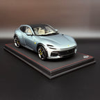 1/18 Ferrari Purosangue Grigio Titanio mit Dach, limitiert auf 80 Stück, BBR