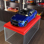 BMW M5 2024 Modrá metalíza v měřítku 1:18 od společnosti Minichamps