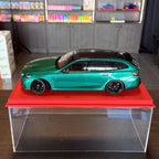 BMW M5 Touring 2024 Green Metallic 1:18 Scale by Minichamps