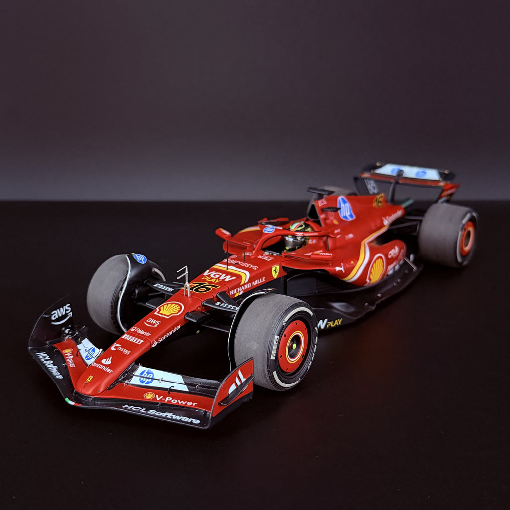 Ferrari SF-24 #16 – Großer Preis von Italien 2024 Sieger Charles Leclerc Maßstab 1:18 von BBR Models