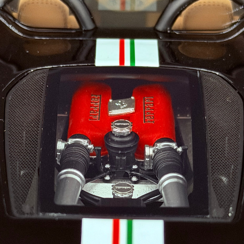 Modellauto BBR Models 1/18 Ferrari 360 Modena Spider Glanzschwarz F1 Automatik Getriebe Limitierte Auflage