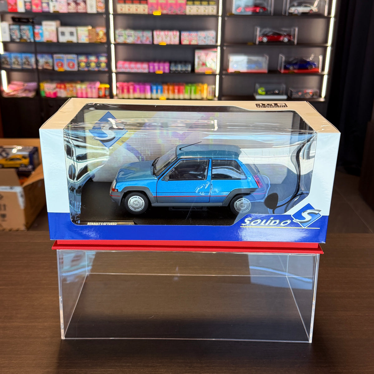 Renault 5 GT Turbo MK1 1985 Alpská modrá 1:18 od Solido
