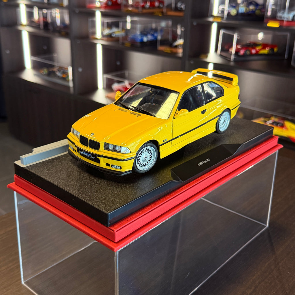 BMW M3 Coupe 1991 Dakar Yellow Solido Works 1:18 by Solido