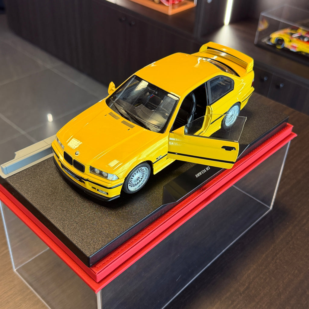 BMW M3 Coupe 1991 Dakar Yellow Solido Works 1:18 by Solido