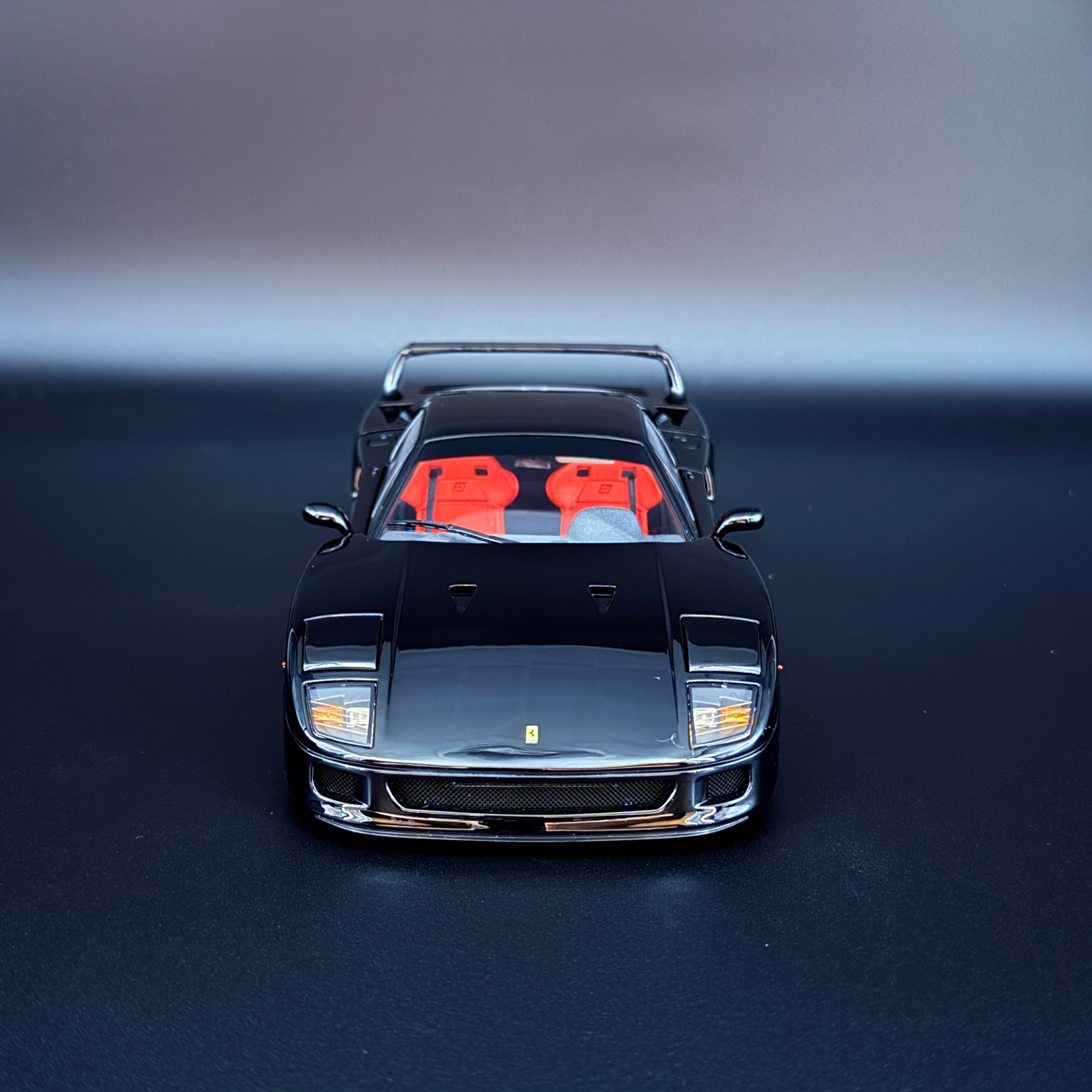 Ferrari F40 – Schwarz Maßstab 1:18 von KYOSHO