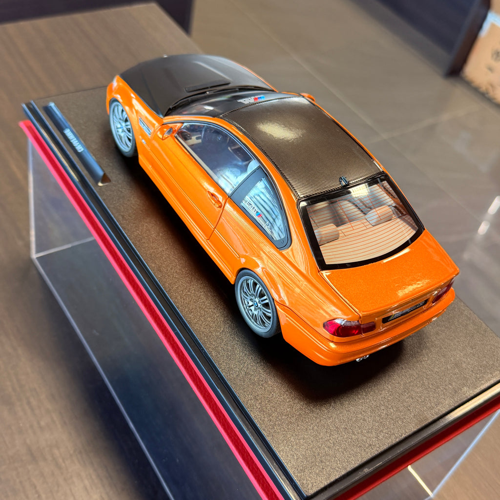 BMW E46 M3 Coupe 2000 Solido Works Orange 1:18 by Solido