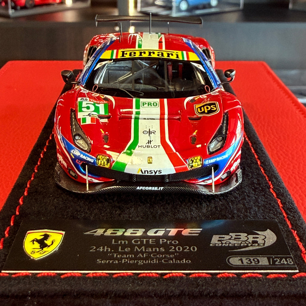 Ferrari 488 LM GTE Pro AF Corse č. 51 Le Mans 2020 1:43 od BBR