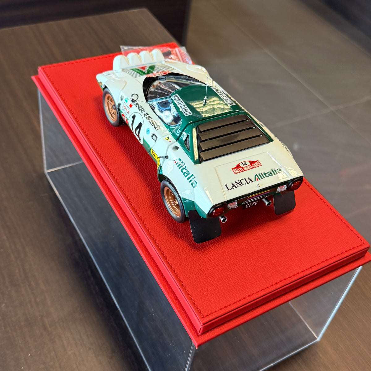 Lancia Stratos HF 1975 Monte Carlo č. 14 v mierke 1:18 od Kyosho