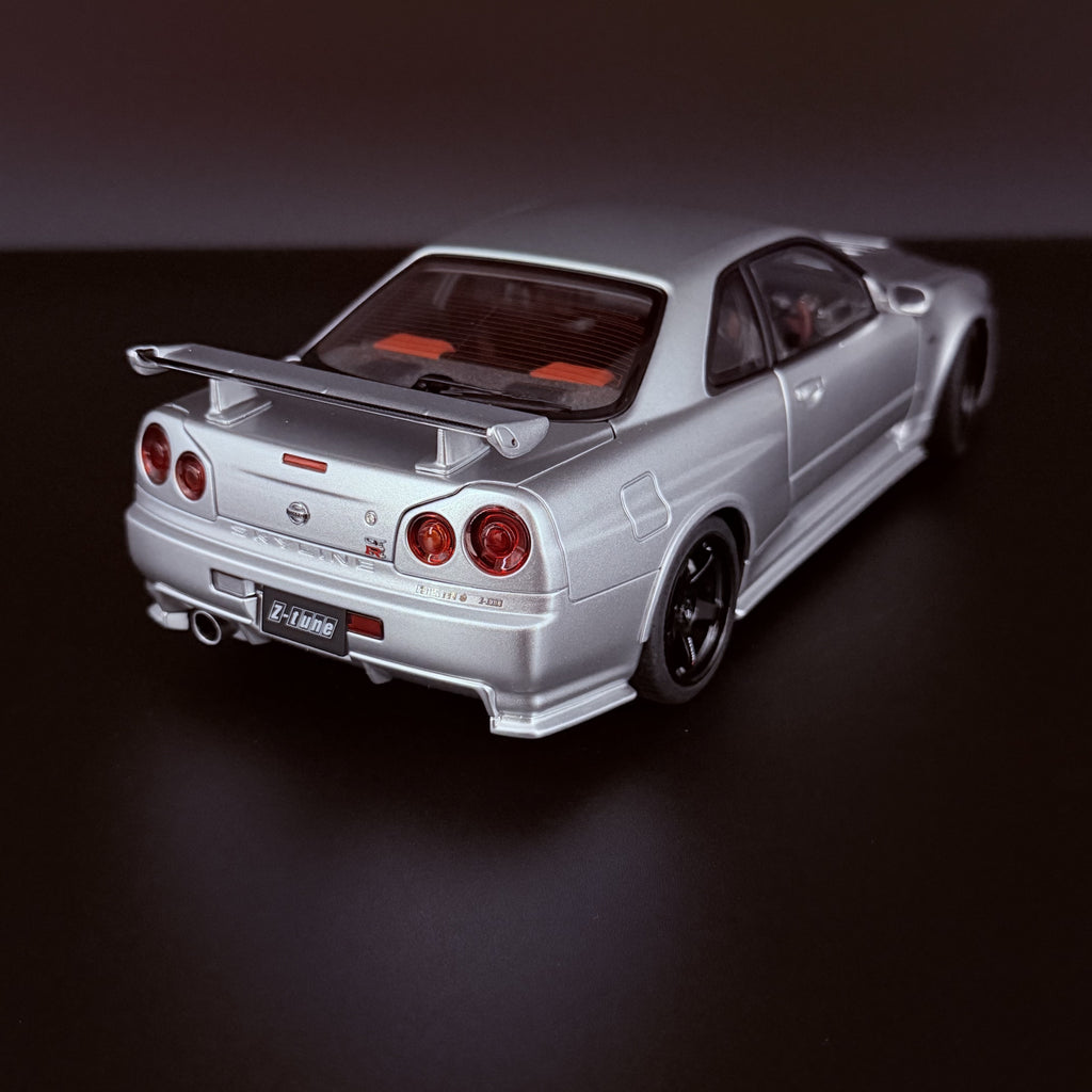 Nissan Skyline GT-R (R34) NISMO Z-Tune 2005 – Z-Tune Silver Maßstab 1:18 von AUTOart