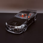 Nissan Skyline GT-R (R34) NISMO Z-Tune 2002 – Pearl Black 1:18 Maßstab von AUTOart