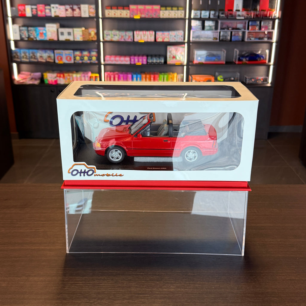 Ford Escort Mk4 XR3i Cabriolet 1986 – Flamenco Red 1:18 od OttOmobile