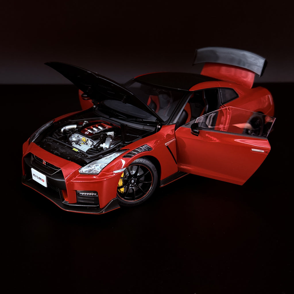 Nissan GT-R (R35) NISMO Special Edition – Vibrant Red im Maßstab 1:18 von AUTOart