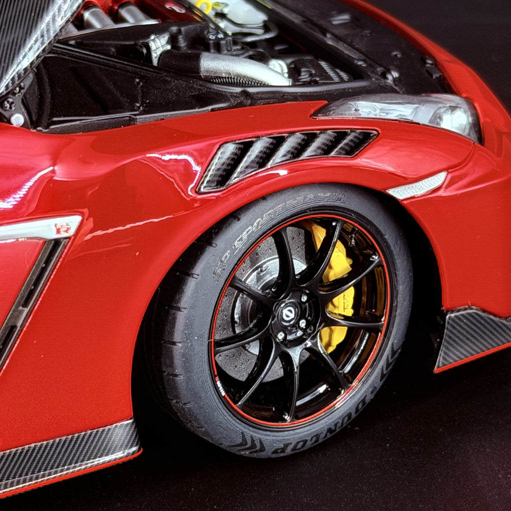 Nissan GT-R (R35) NISMO Special Edition – Vibrant Red im Maßstab 1:18 von AUTOart